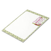 Ik Drink de citaat van de grappige wijn Notitieblok (Schuin)