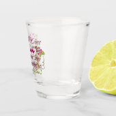 Ik Drink de citaat van de grappige wijn Shot Glas (Rechts)