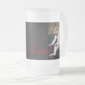 Ik drink, dus ik ben! matglas bierpul (Voorkant rechts)