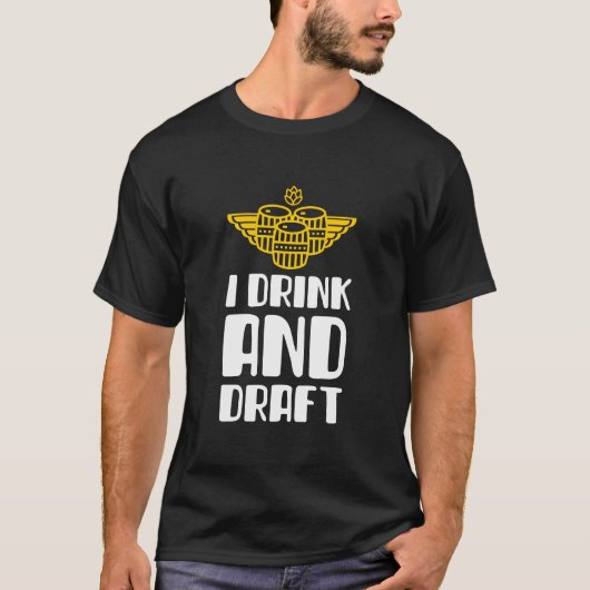 Ik Drink En Doe De Draft T-shirt (Voorkant)