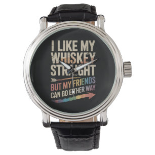 Ik drink graag mijn whiskey puur maar mijn vriende horloge