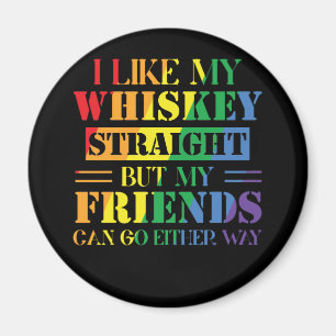 Ik drink graag mijn whiskey puur maar mijn vriende magneet