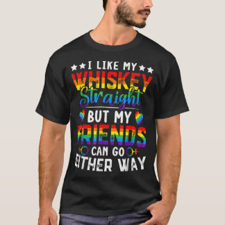 Ik drink graag mijn whiskey puur maar mijn vriende t-shirt