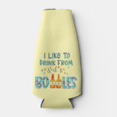 Ik Drink graag uit de flessenkoeler Flesjeskoeler (Voorkant)