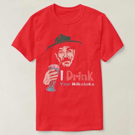 Ik Drink je melk, ik drink het op! T-shirt (Design voorkant)
