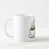 Ik Drink koffie bij Java Junction  Koffiemok (Links)