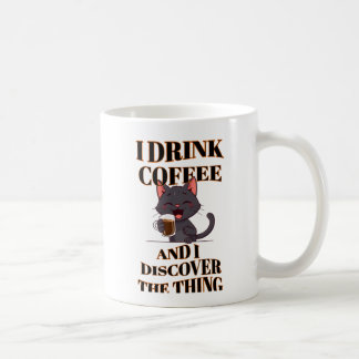 Ik Drink Koffie en ontdek Ding 'Mok 2025 Koffiemok