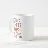 Ik Drink koffie Koffiemok (Voorkant links)