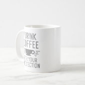 Ik Drink koffie Koffiemok (Voorkant links)