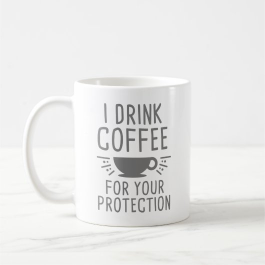 Ik Drink koffie Koffiemok (Links)