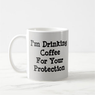 Ik Drink koffie - Mok-A-Tude Koffiemok