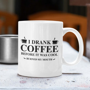 Ik Drink koffie voor het koud was Koffiemok