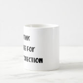 Ik drink koffie voor je Mok (Center)