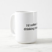 Ik drink liever bacon. koffiemok (Voorkant links)