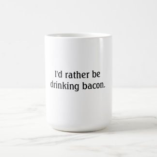 Ik drink liever bacon. koffiemok