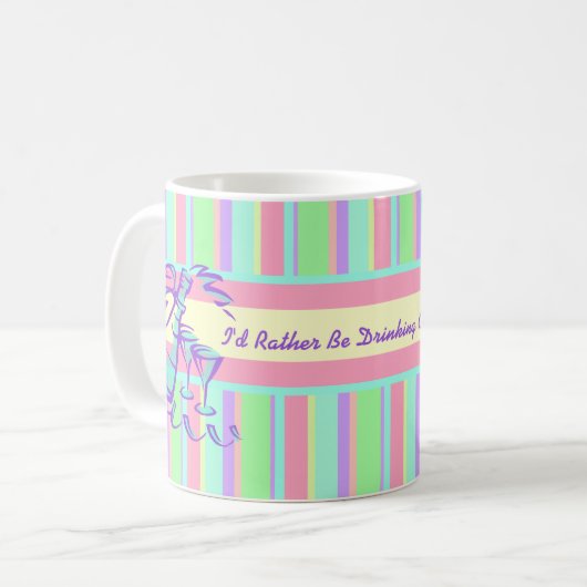 Ik Drink liever Champagne Coffee Mok (Voorkant links)