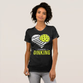 Ik drink liever grappige pickleball liefhebbers t-shirt (Voorkant volledig)
