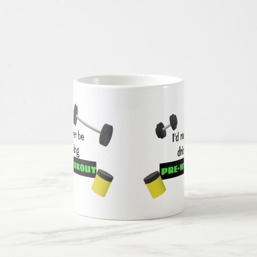 Ik drink liever PREWORKOUT | Funny Gym Koffiemok (Center)