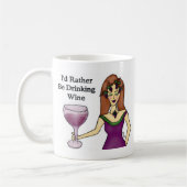Ik Drink liever wijn Koffiemok (Links)