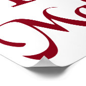 Ik Drink Malbec-wijn Poster (Hoek)