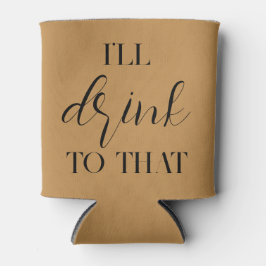 Ik Drink naar die Wedding Custom Koelbox Blikjeskoeler