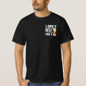 Ik Drink niet altijd Bier. T-shirt (Voorkant)