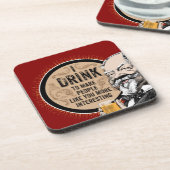 Ik Drink (om je interessanter te maken) Bier Onderzetter (Linkerzijde)