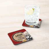 Ik Drink (om je interessanter te maken) Bier Onderzetter (Rechterzijde)