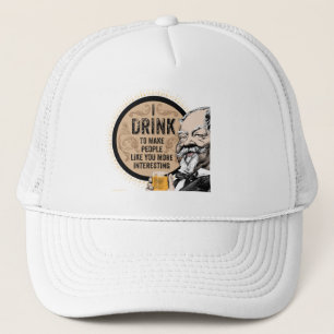 Ik Drink (om je interessanter te maken) Trucker Pet