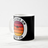 Ik drink op en aan - drone Piloot Koffiemok (Voorkant links)