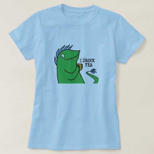 Ik Drink Tea — shirten T-shirt (Design voorkant)