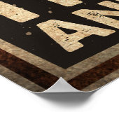 Ik Drink thee en lees boeken en ik ken dingen Poster (Hoek)