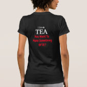 Ik Drink THEE T-shirt (Achterkant)