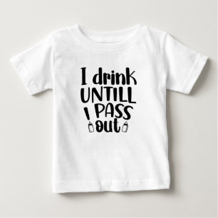 Ik drink tot ik buiten west ben   Coole babyfles c