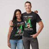 Ik Drink vandaag maar drie dagen per week koffie T-shirt (Unisex)