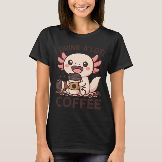 Ik Drink Veel Koffie T-shirt (Voorkant)