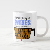 Ik Drink VLENTEL van Water... Als koffie Grote Koffiekop (Rechts)