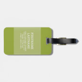 "Ik Drink wijn op mijn patio" Grappig Bagagelabel (Achterkant horizontaal)