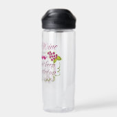 Ik Drink Wine Funny Quote CamelBak Waterfles (Achterkant)
