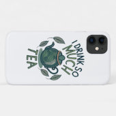Ik Drink Zo Veel Thee, Mooie Theepot Case-Mate iPhone Case (Achterkant (horizontaal))