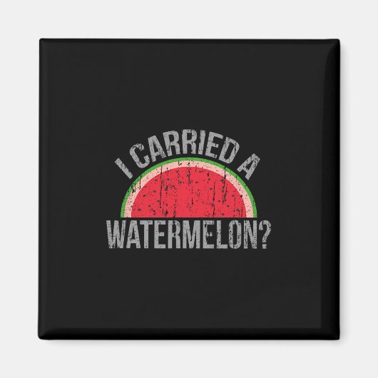 Ik droeg een watermeloen' grappig dansen voor dans magneet (Voorkant)