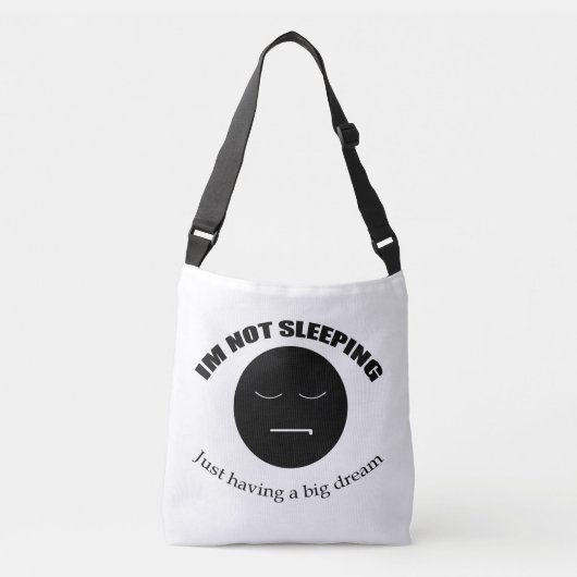 Ik droom groot! crossbody tas (Voorkant)