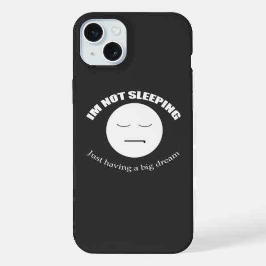 Ik droom groot! iPhone hoesje (Achterkant)