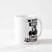 Ik droom niet dat ik een tractor ben koffiemok (Voorkant rechts)