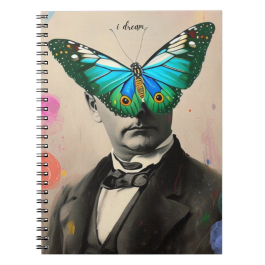 "Ik droom" | Notitieboek Journal (Voorkant)