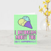 Ik droom over jou (tamelijk ongepast) kaart (Gele Bloem)