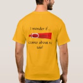 Ik droom over mosterd T-shirt (Achterkant)