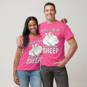 Ik droom over slapende dutjes op schapen t-shirt (Unisex)