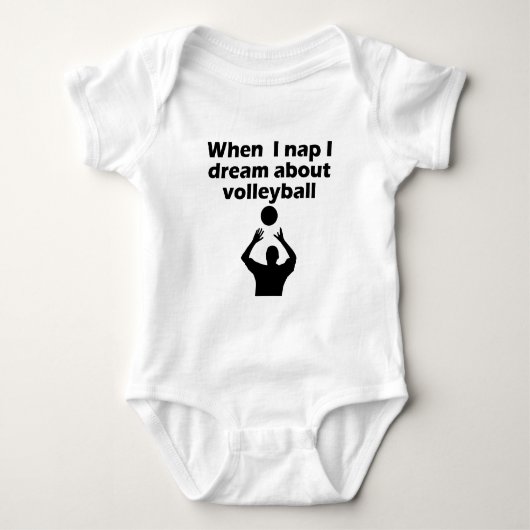 Ik droom over Volleyball Romper (Voorkant)