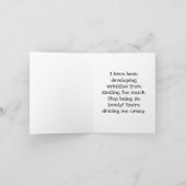 Ik droom overdag over jou (heel ongepast) kaart (Binnen)